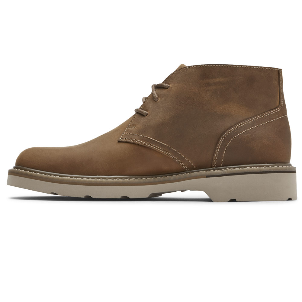 Rockport Mens Boots Brown - Charlee Waterproof Chukka - UK 943-FTYRQL